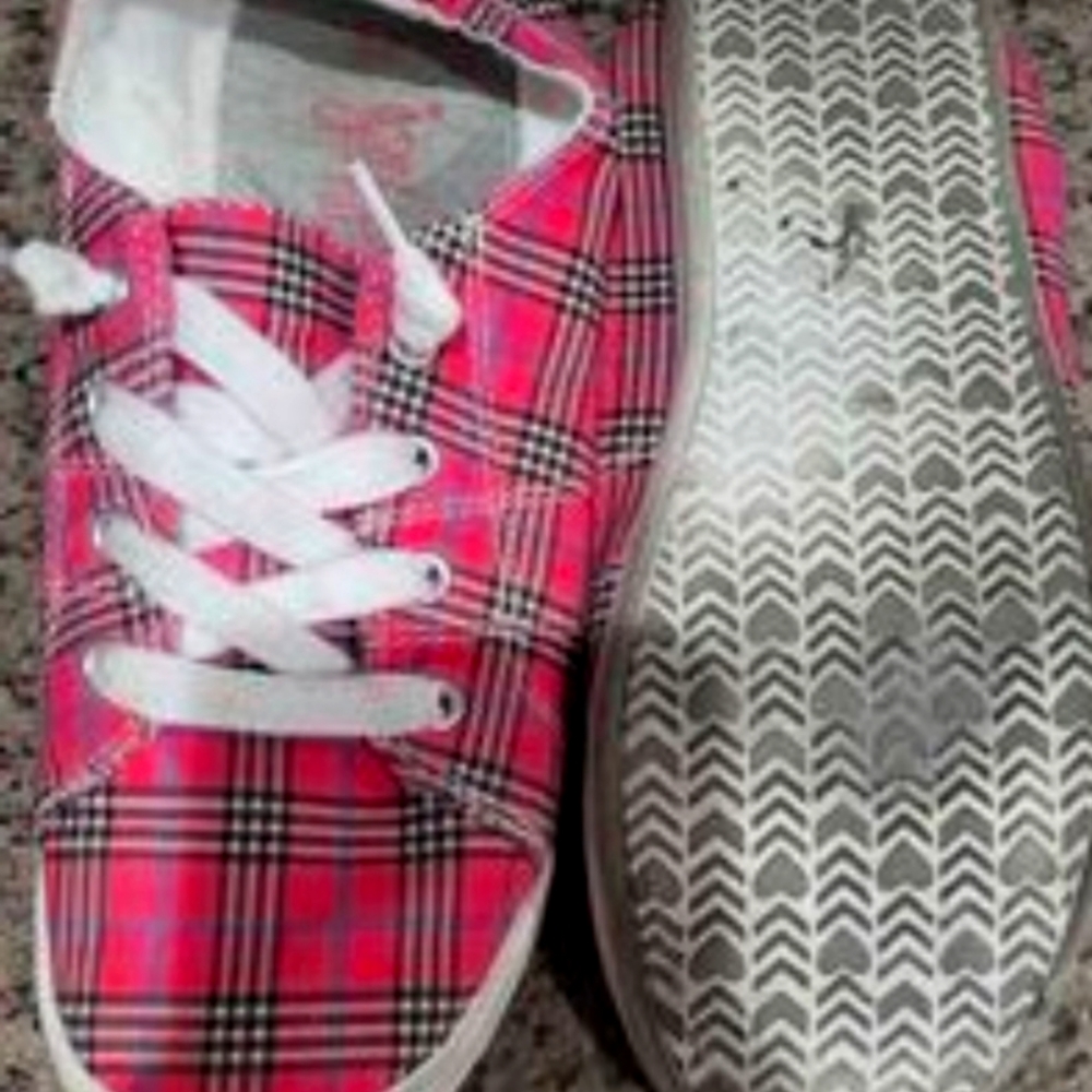 Pink plaid jellypop 9.5 guc